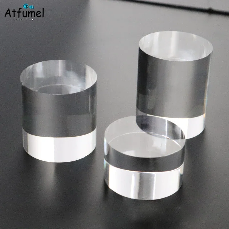 Photo Acrylic Block - Akrilik silinder cincin perhiasan tampilan berdiri