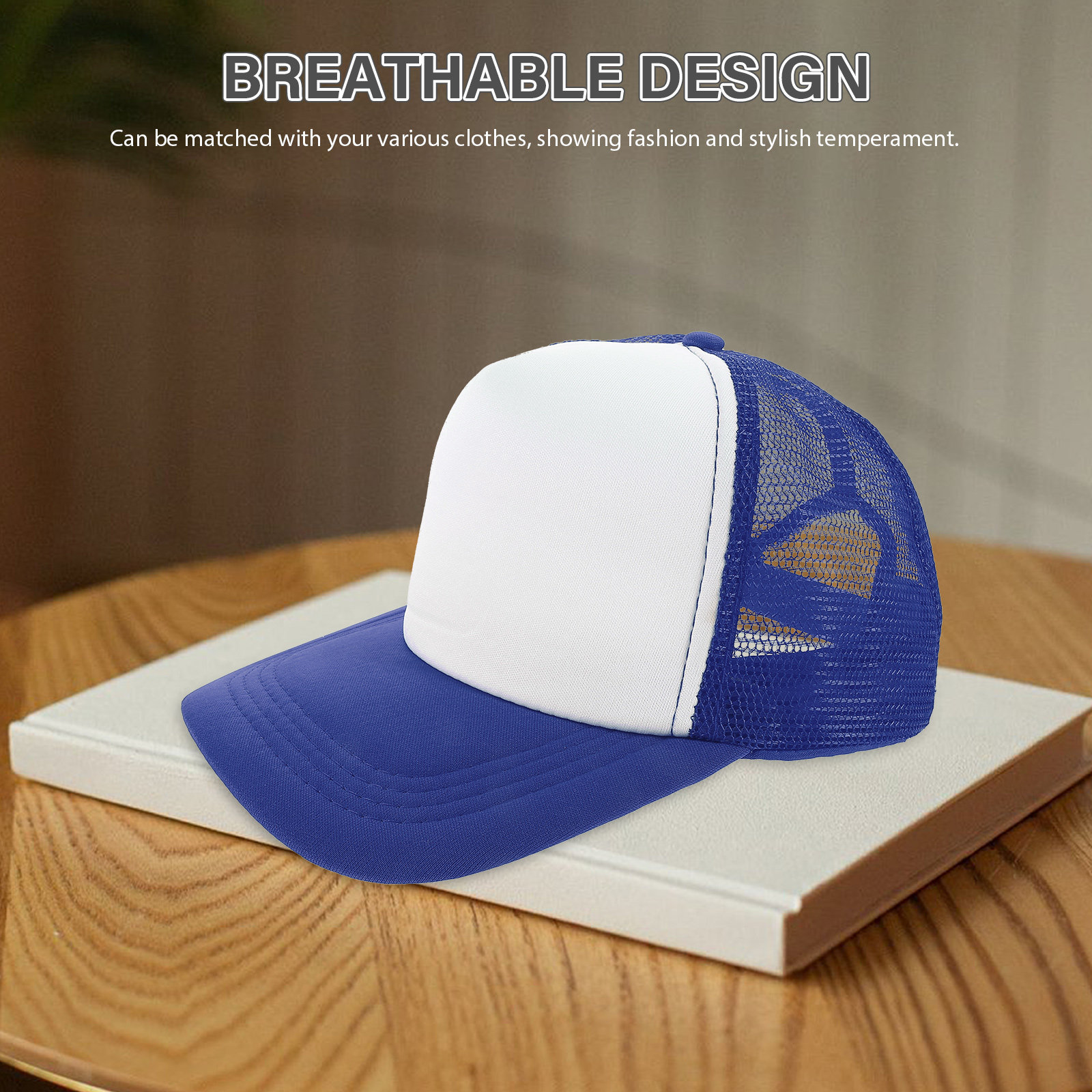 10 Buah Topi Bisbol Jaring Kos - Hat Sublimation Blank ulasan dan harga