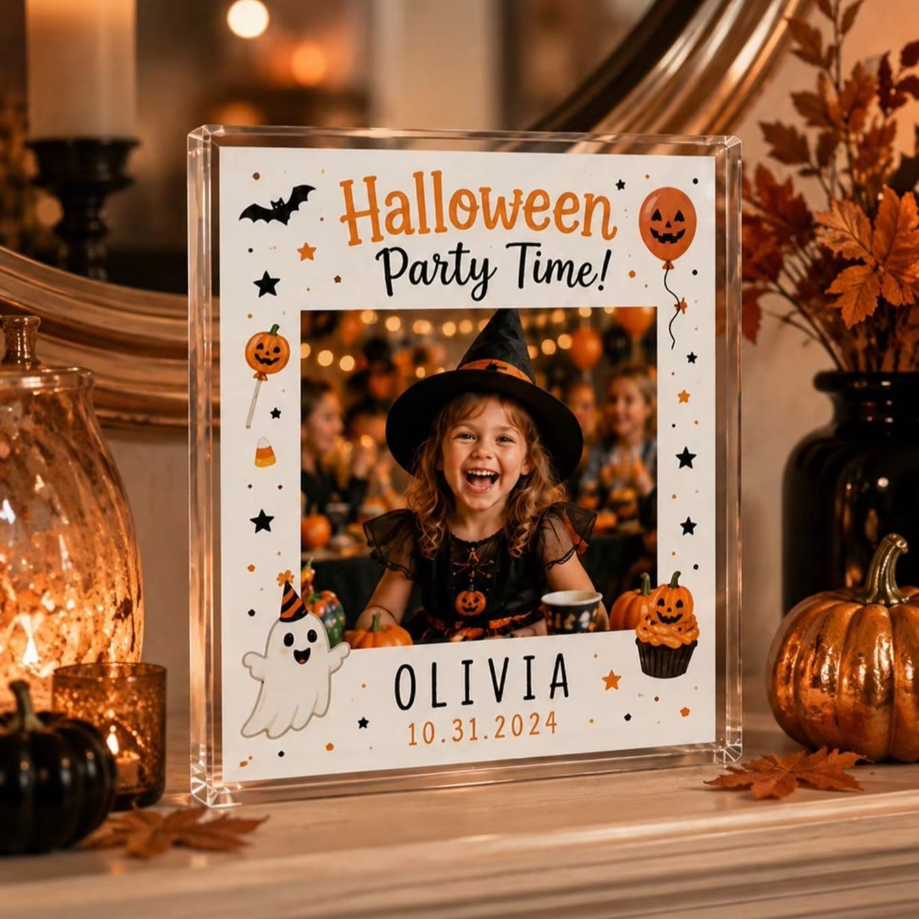 Blok Foto Akrilik Halloween Ku - Photo Acrylic Block ulasan dan harga