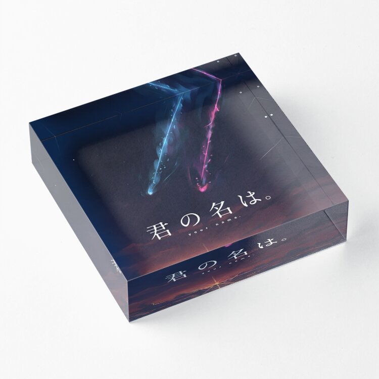 Kimi No Na Wa Dekor stempel bl - Photo Acrylic Block ulasan dan harga