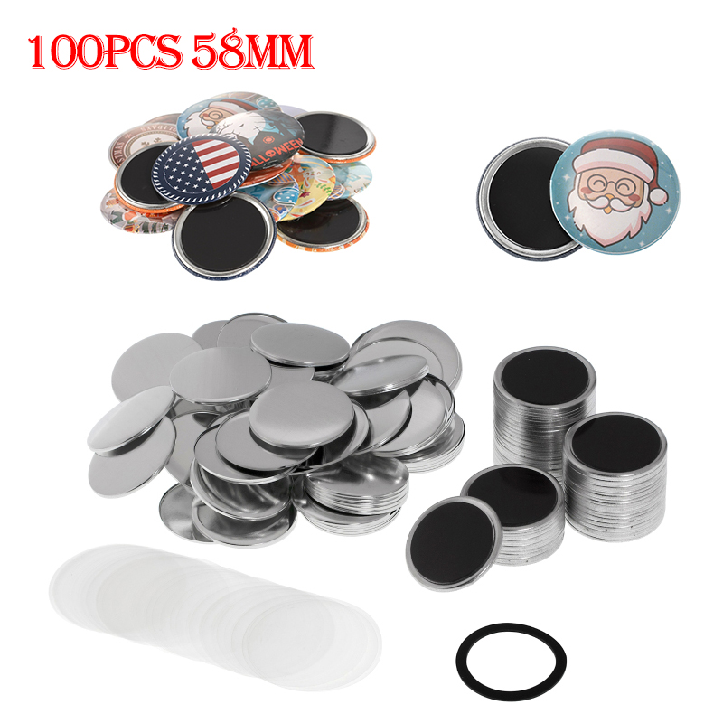 Bagian Tombol Magnet Kulkas Le - Button Badge Blank ulasan dan harga
