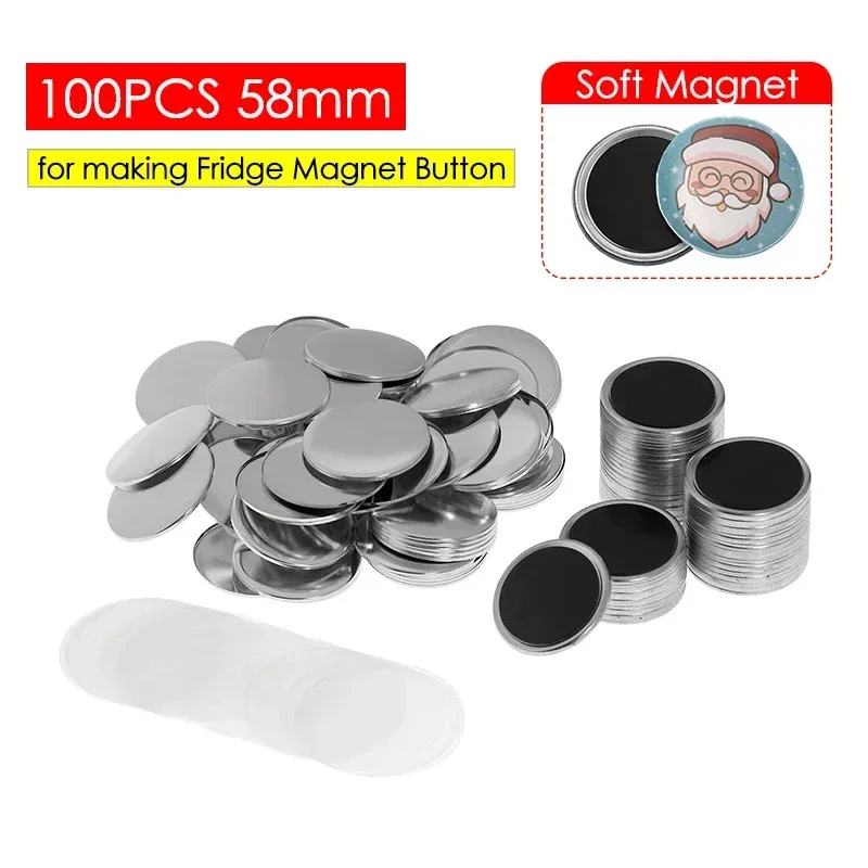 Bagian Tombol Magnet Kulkas Le - Button Badge Blank ulasan dan harga